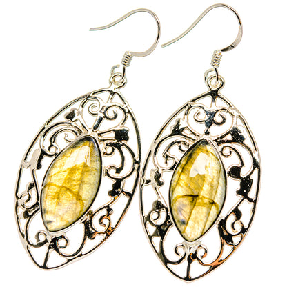 Labradorite Earrings handcrafted by Ana Silver Co - EARR425303 - Photo 2