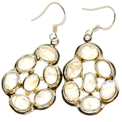 Rainbow Moonstone Earrings handcrafted by Ana Silver Co - EARR425309 - Photo 2