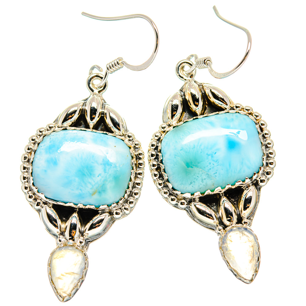 Larimar Earrings handcrafted by Ana Silver Co - EARR425322 - Photo 2