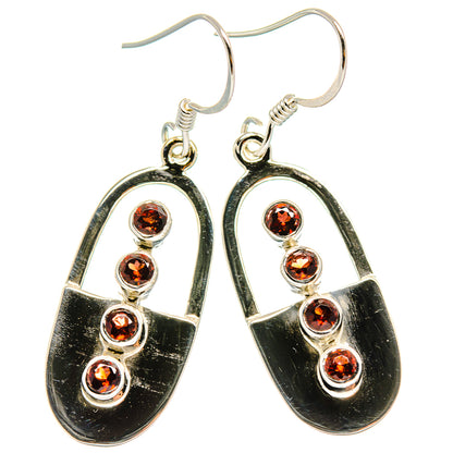 Garnet Earrings handcrafted by Ana Silver Co - EARR425332 - Photo 2