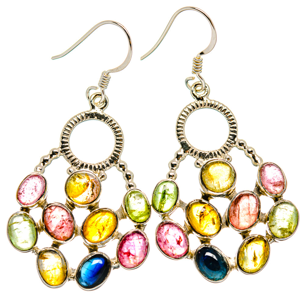 Tourmaline Earrings handcrafted by Ana Silver Co - EARR425333 - Photo 2