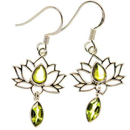 Peridot Earrings handcrafted by Ana Silver Co - EARR425336 - Photo 2
