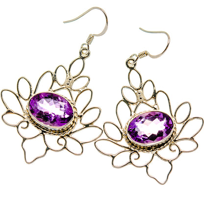 Amethyst Earrings handcrafted by Ana Silver Co - EARR425343 - Photo 2
