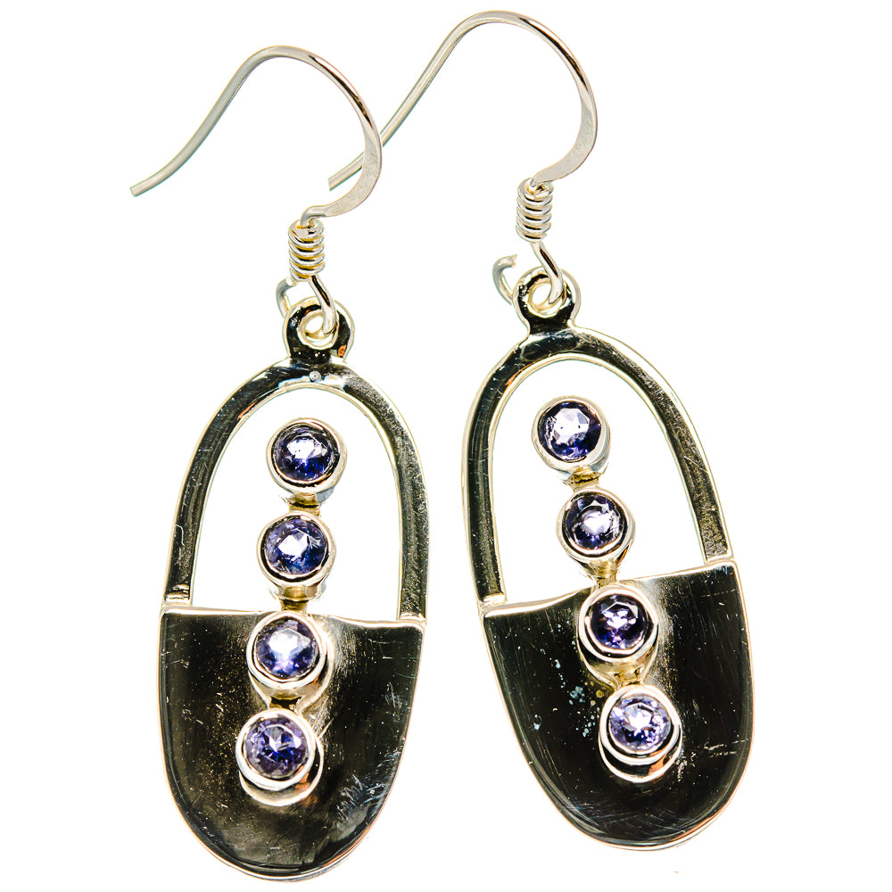 Tanzanite Earrings handcrafted by Ana Silver Co - EARR425353 - Photo 2