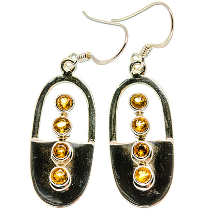 Citrine Earrings handcrafted by Ana Silver Co - EARR425355 - Photo 2