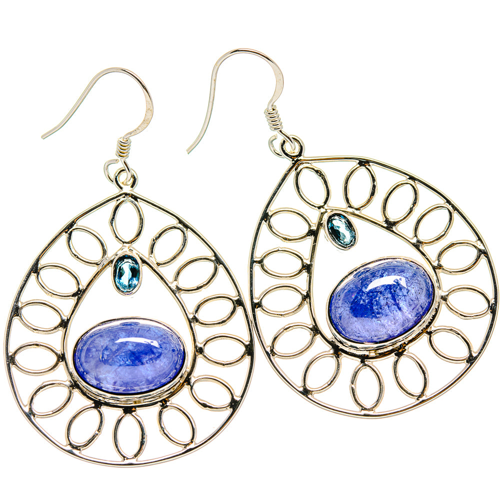Tanzanite Earrings handcrafted by Ana Silver Co - EARR425357 - Photo 2