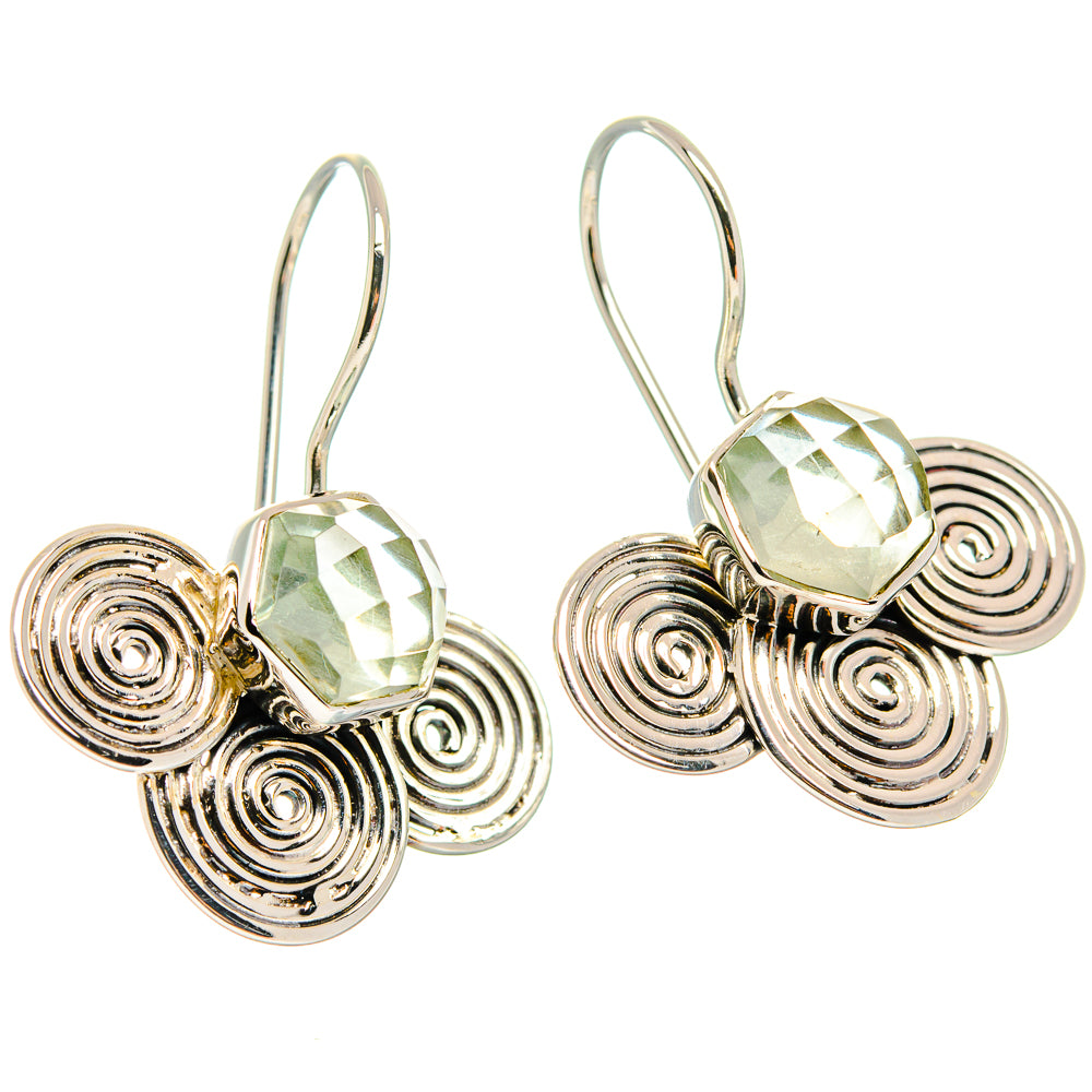 Aqua Chalcedony Earrings handcrafted by Ana Silver Co - EARR425363 - Photo 2