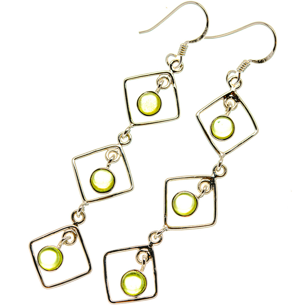 Peridot Earrings handcrafted by Ana Silver Co - EARR425374 - Photo 2