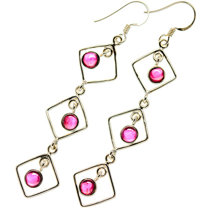 Garnet Earrings handcrafted by Ana Silver Co - EARR425375 - Photo 2