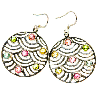Tourmaline Earrings handcrafted by Ana Silver Co - EARR425384 - Photo 2