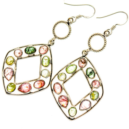 Tourmaline Earrings handcrafted by Ana Silver Co - EARR425386 - Photo 2