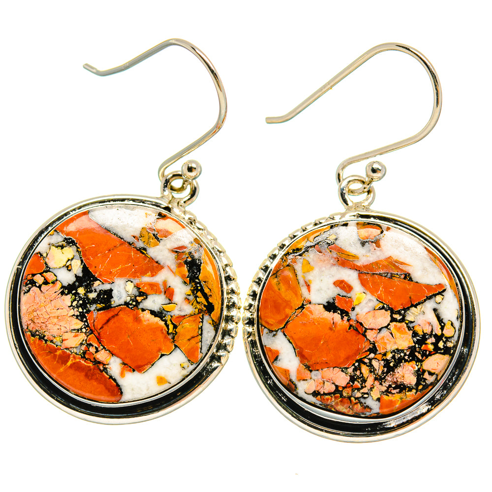 Maligano Jasper Earrings handcrafted by Ana Silver Co - EARR425391 - Photo 2
