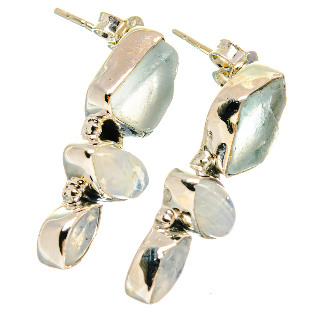 Aquamarine Earrings handcrafted by Ana Silver Co - EARR425399 - Photo 2