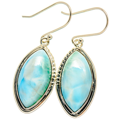 Larimar Earrings handcrafted by Ana Silver Co - EARR425401 - Photo 2