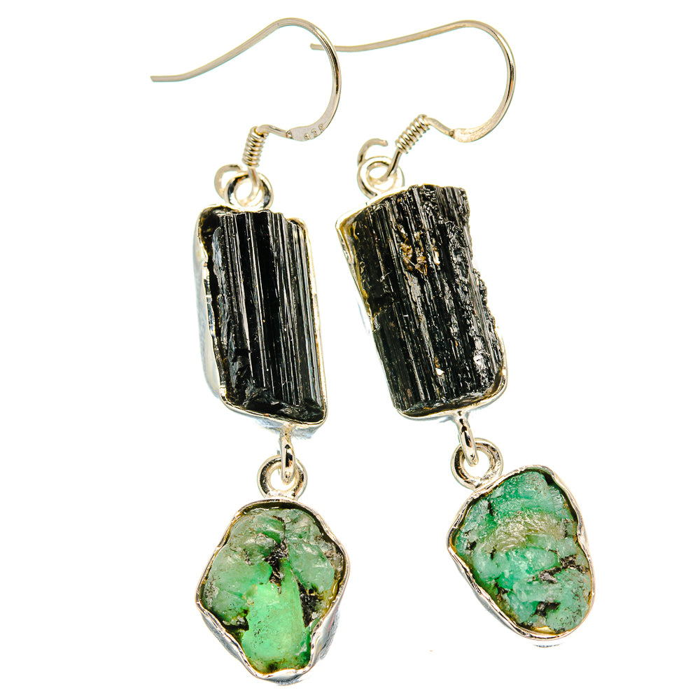 Tektite Earrings handcrafted by Ana Silver Co - EARR425432 - Photo 2
