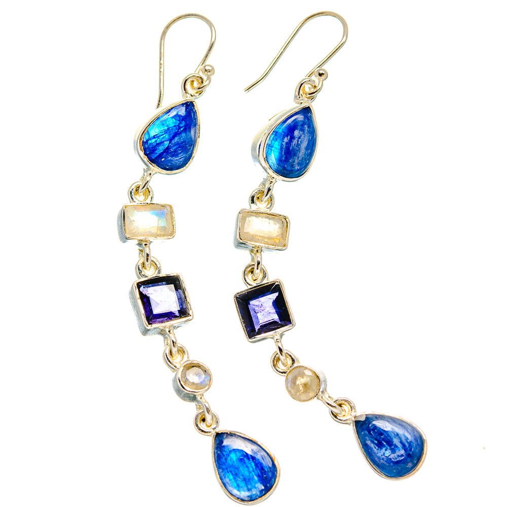 Kyanite Earrings handcrafted by Ana Silver Co - EARR425437 - Photo 2