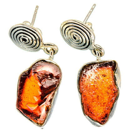 Garnet Earrings handcrafted by Ana Silver Co - EARR425438 - Photo 2