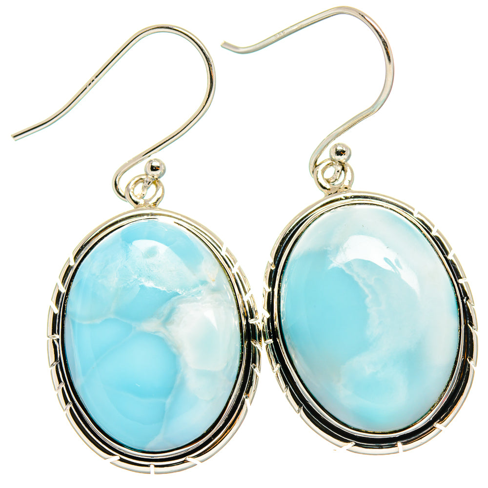 Larimar Earrings handcrafted by Ana Silver Co - EARR425449 - Photo 2