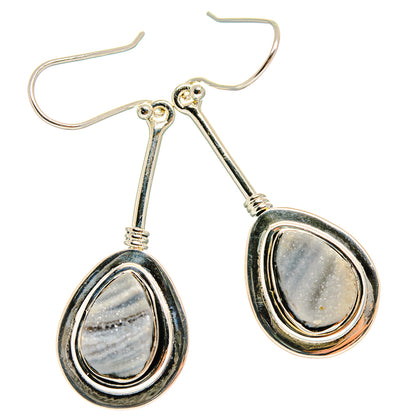 Desert Druzy Earrings handcrafted by Ana Silver Co - EARR425455 - Photo 2