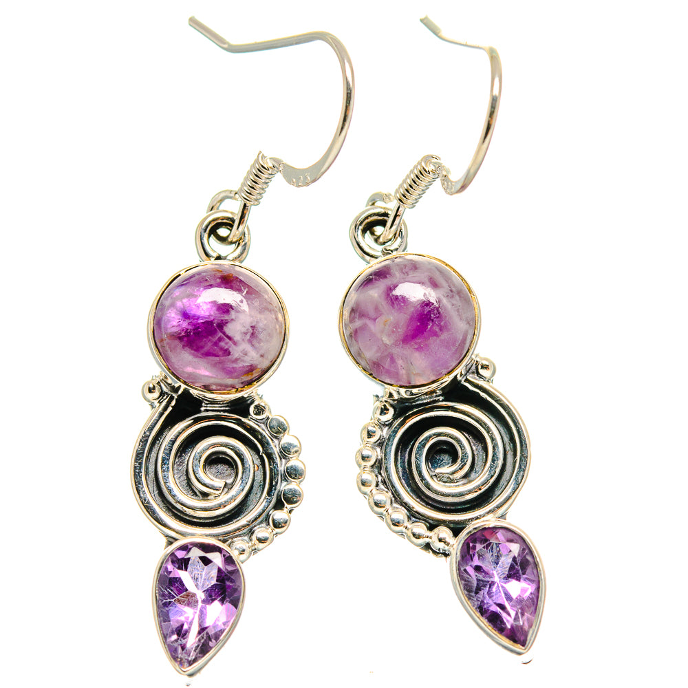 Amethyst Earrings handcrafted by Ana Silver Co - EARR425456 - Photo 2