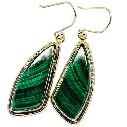 Malachite Earrings handcrafted by Ana Silver Co - EARR425467 - Photo 2