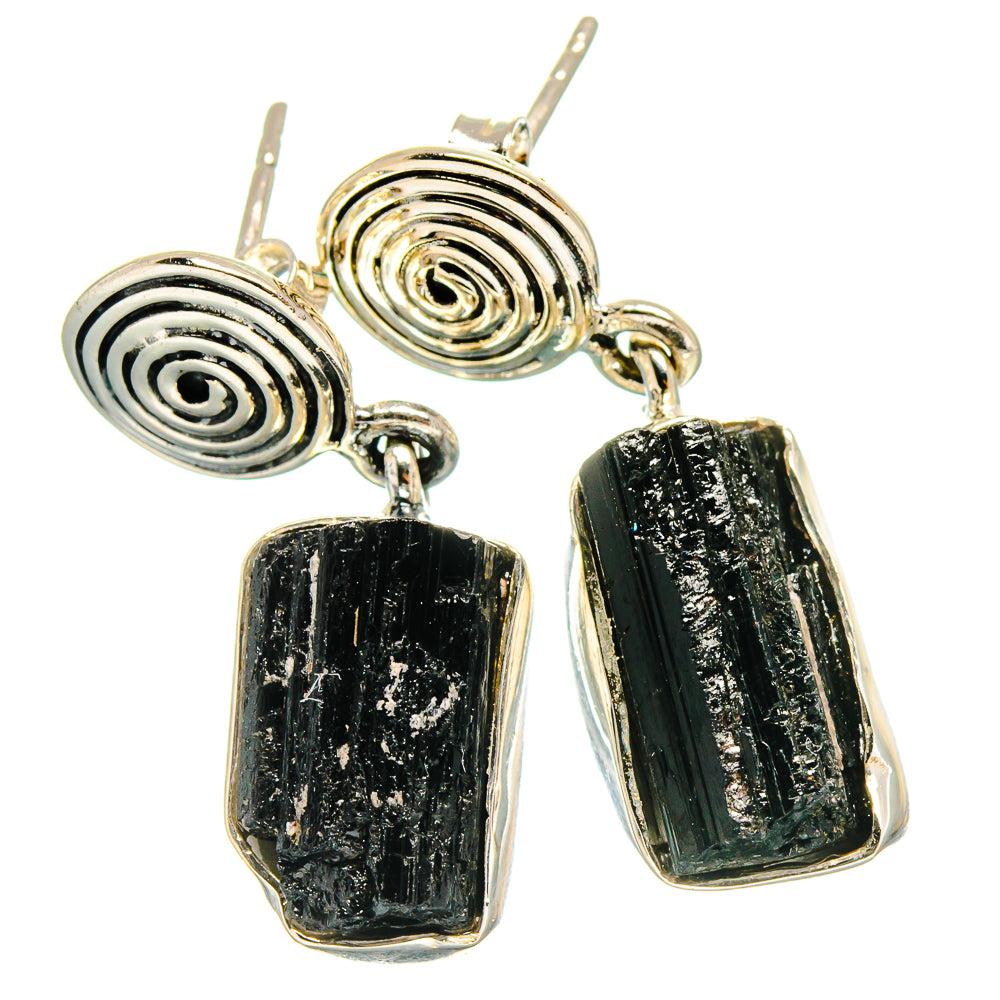 Tektite Earrings handcrafted by Ana Silver Co - EARR425474 - Photo 2