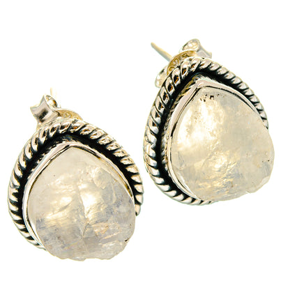 Rainbow Moonstone Earrings handcrafted by Ana Silver Co - EARR425478 - Photo 2