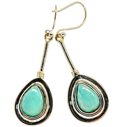 Amazonite Earrings handcrafted by Ana Silver Co - EARR425479 - Photo 2