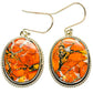 Orange Copper Composite Turquoise Earrings handcrafted by Ana Silver Co - EARR425487 - Photo 2