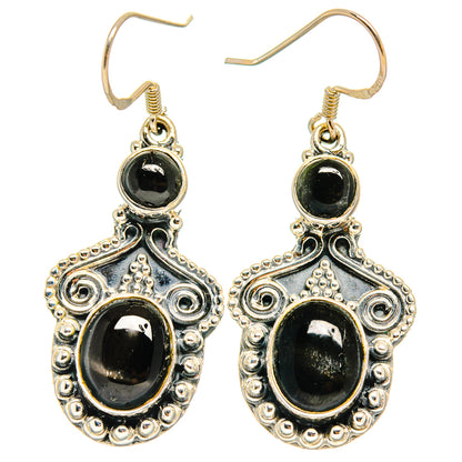 Star Diopside Earrings handcrafted by Ana Silver Co - EARR425498 - Photo 2