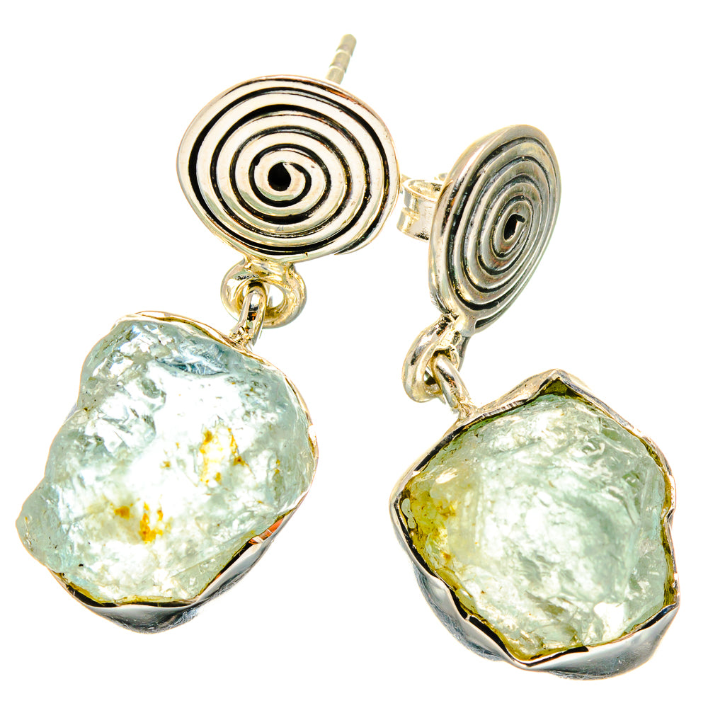 Aquamarine Earrings handcrafted by Ana Silver Co - EARR425503 - Photo 2