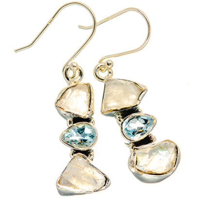 Rainbow Moonstone Earrings handcrafted by Ana Silver Co - EARR425506 - Photo 2