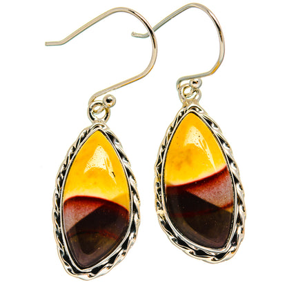 Mookaite Earrings handcrafted by Ana Silver Co - EARR425539 - Photo 2