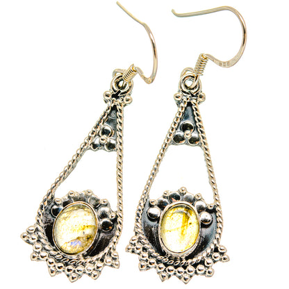 Labradorite Earrings handcrafted by Ana Silver Co - EARR425540 - Photo 2