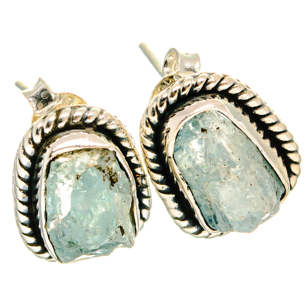 Aquamarine Earrings handcrafted by Ana Silver Co - EARR425542 - Photo 2