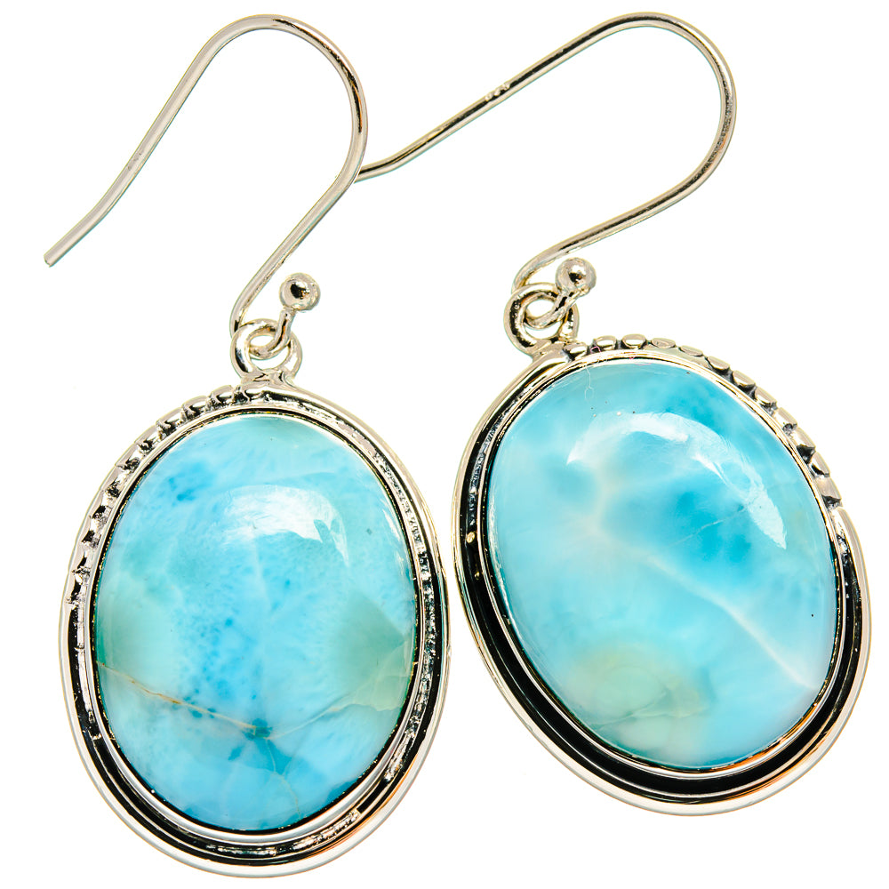 Larimar Earrings handcrafted by Ana Silver Co - EARR425553 - Photo 2