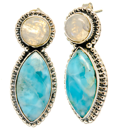 Larimar Earrings handcrafted by Ana Silver Co - EARR425576 - Photo 2