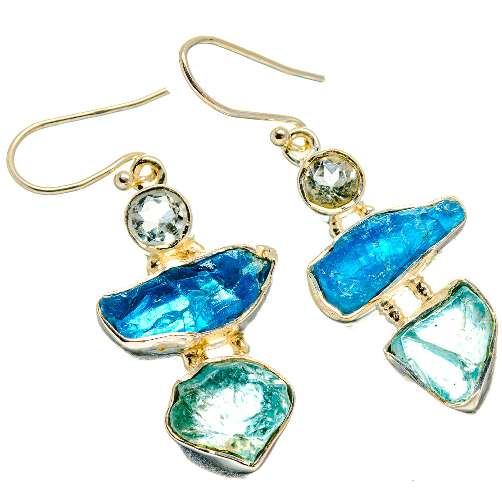 Apatite Earrings handcrafted by Ana Silver Co - EARR425578 - Photo 2