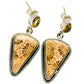 Fossil Coral Earrings handcrafted by Ana Silver Co - EARR425593 - Photo 2