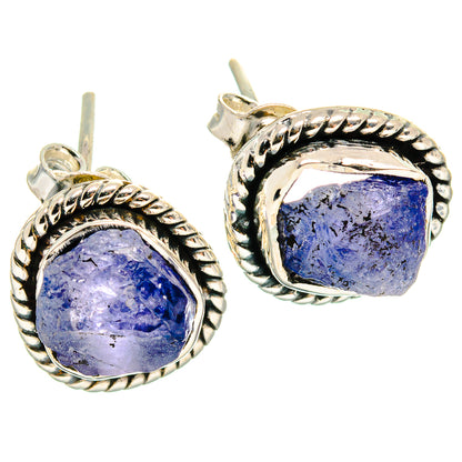 Tanzanite Earrings handcrafted by Ana Silver Co - EARR425606 - Photo 2