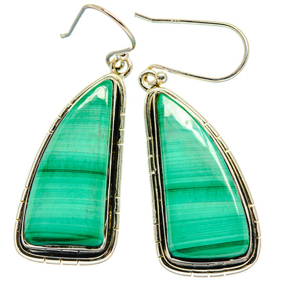 Malachite Earrings handcrafted by Ana Silver Co - EARR425613 - Photo 2