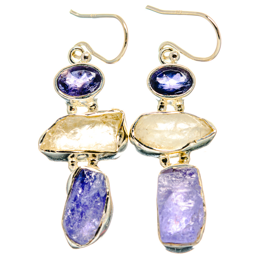 Tanzanite Earrings handcrafted by Ana Silver Co - EARR425622 - Photo 2