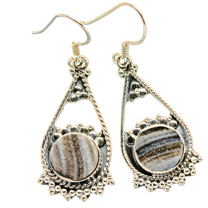Desert Druzy Earrings handcrafted by Ana Silver Co - EARR425626 - Photo 2