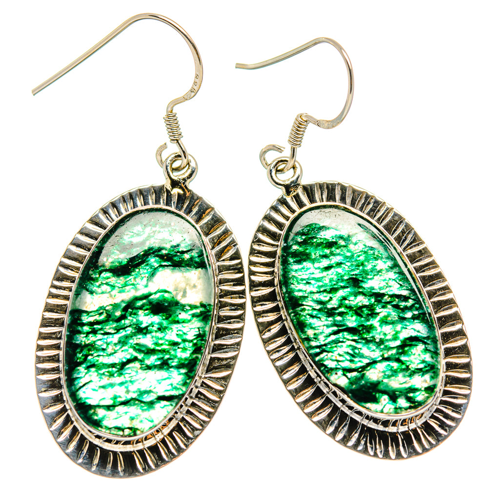 Green Aventurine Earrings handcrafted by Ana Silver Co - EARR425629 - Photo 2