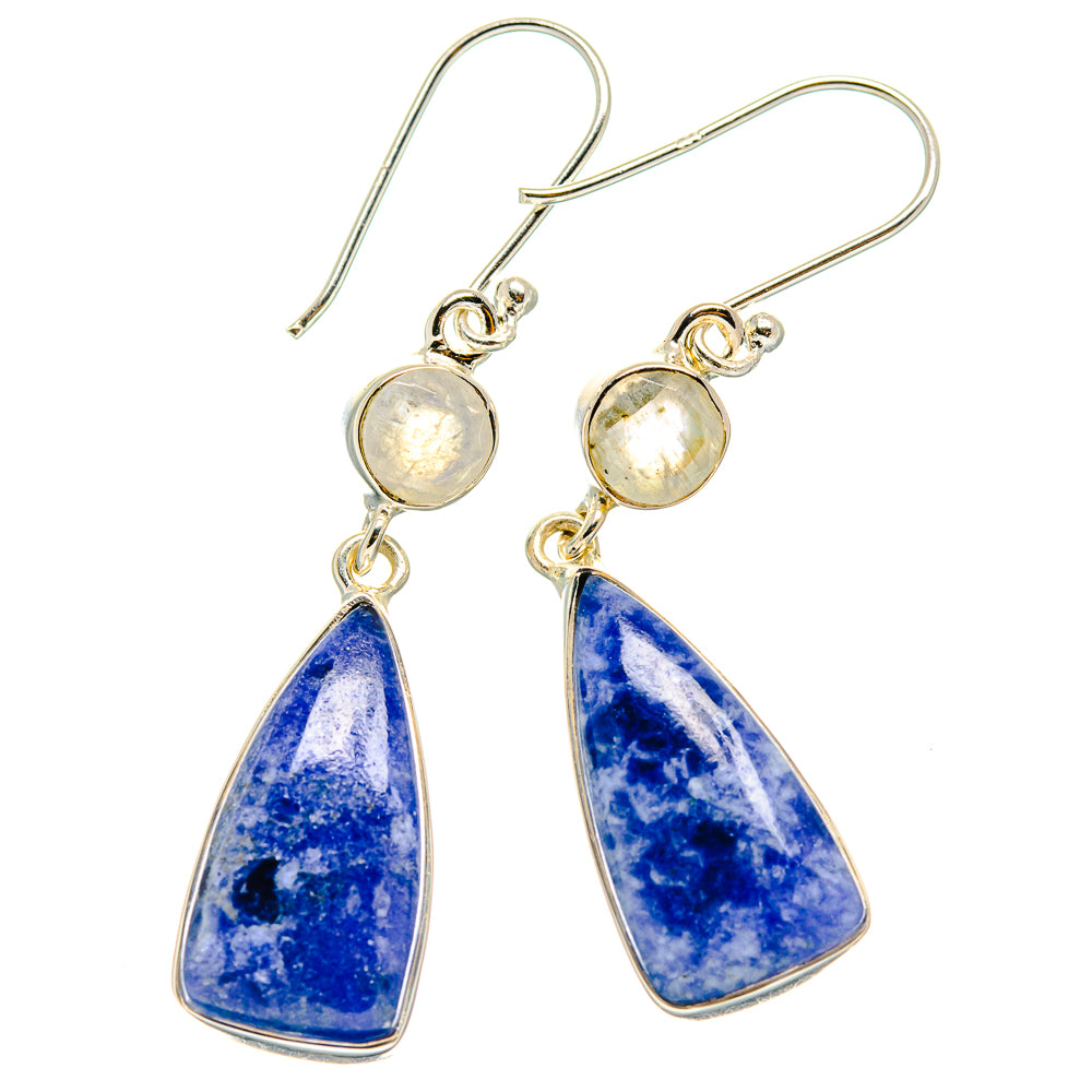 Sodalite Earrings handcrafted by Ana Silver Co - EARR425634 - Photo 2