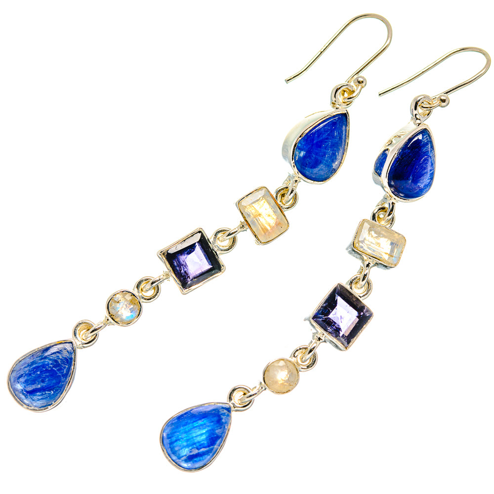 Kyanite Earrings handcrafted by Ana Silver Co - EARR425636 - Photo 2