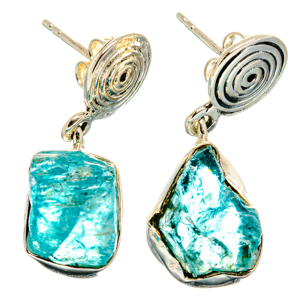 Apatite Earrings handcrafted by Ana Silver Co - EARR425640 - Photo 2