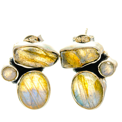 Labradorite Earrings handcrafted by Ana Silver Co - EARR425642 - Photo 2
