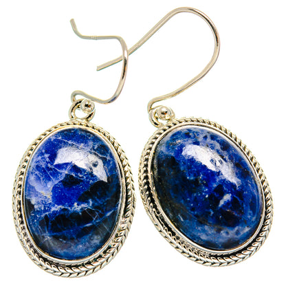 Sodalite Earrings handcrafted by Ana Silver Co - EARR425645 - Photo 2