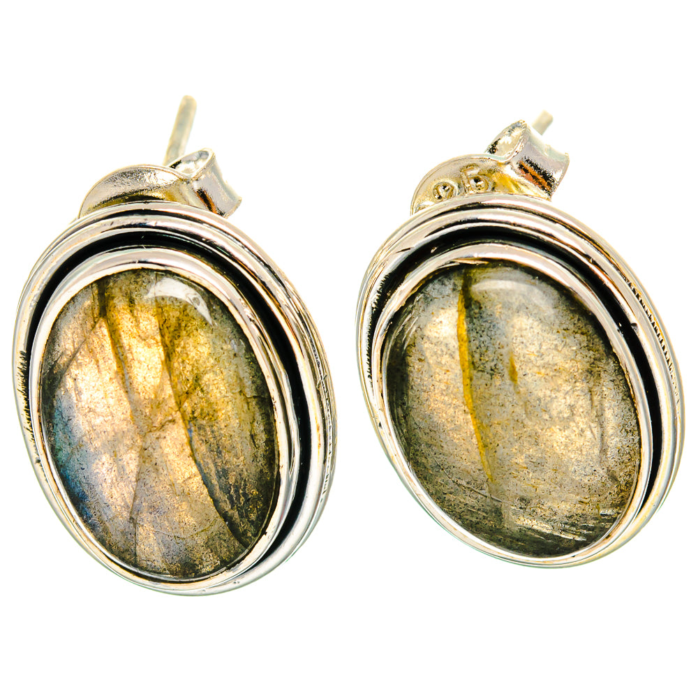 Labradorite Earrings handcrafted by Ana Silver Co - EARR425648 - Photo 2
